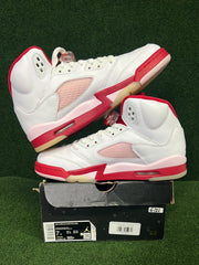 Jordan 5 Retro White Pink Red (GS) USED