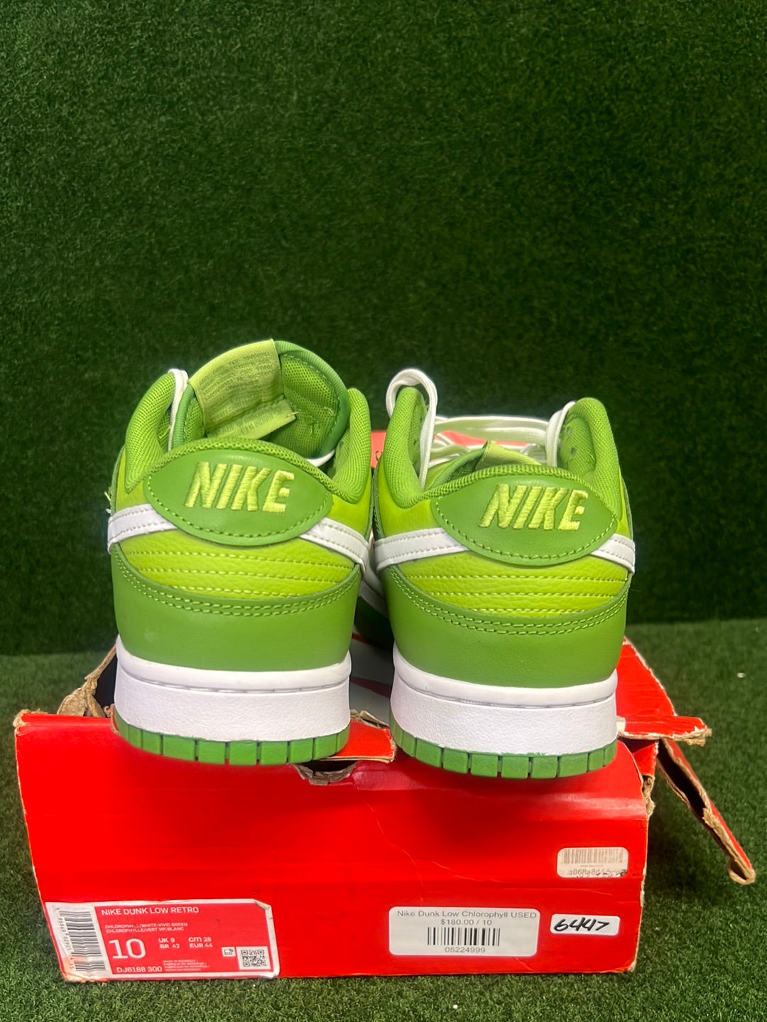 Nike Dunk Low Chlorophyll USED