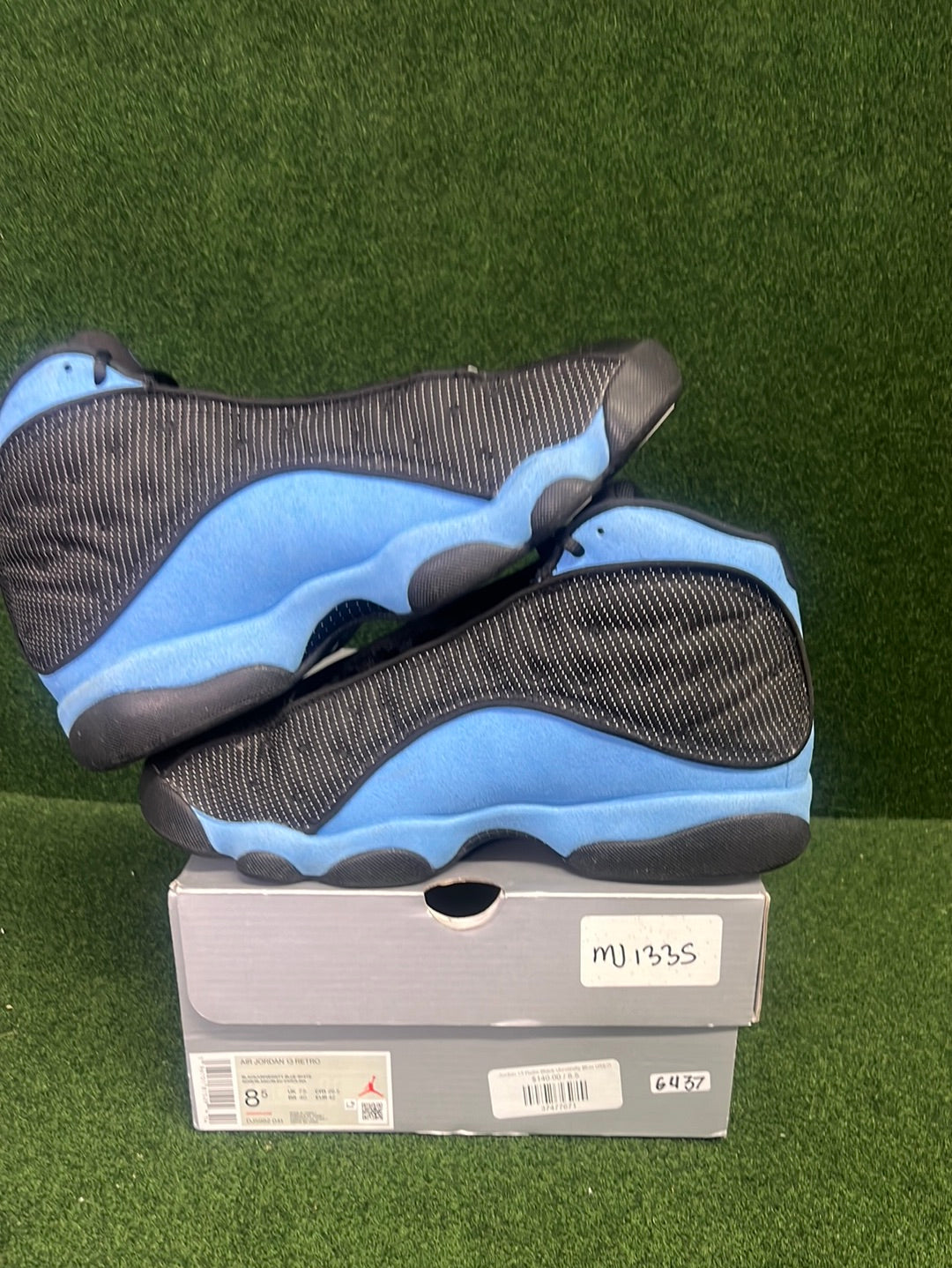 Jordan 13 Retro Black University Blue USED