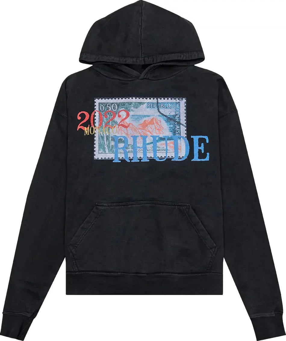 Rhude Stamp Hoodie 'Vintage Black'