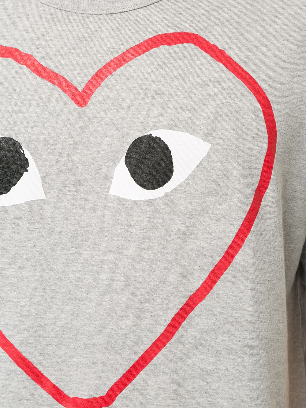 Comme Des Garçons Play Play logo T-shirt