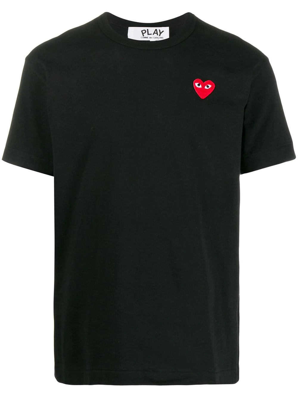 CDG Play heart logo-patch T-shirt - Comme Des Garçons