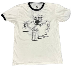 Rells Revenge Skeleton Band White t shirt