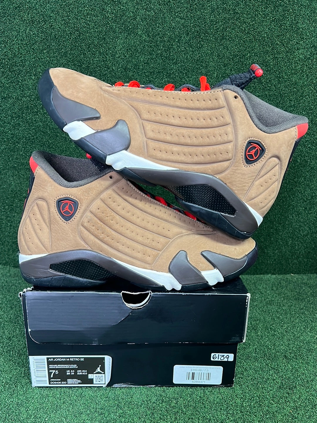 Jordan 14 Retro Winterized Archaeo Brown USED