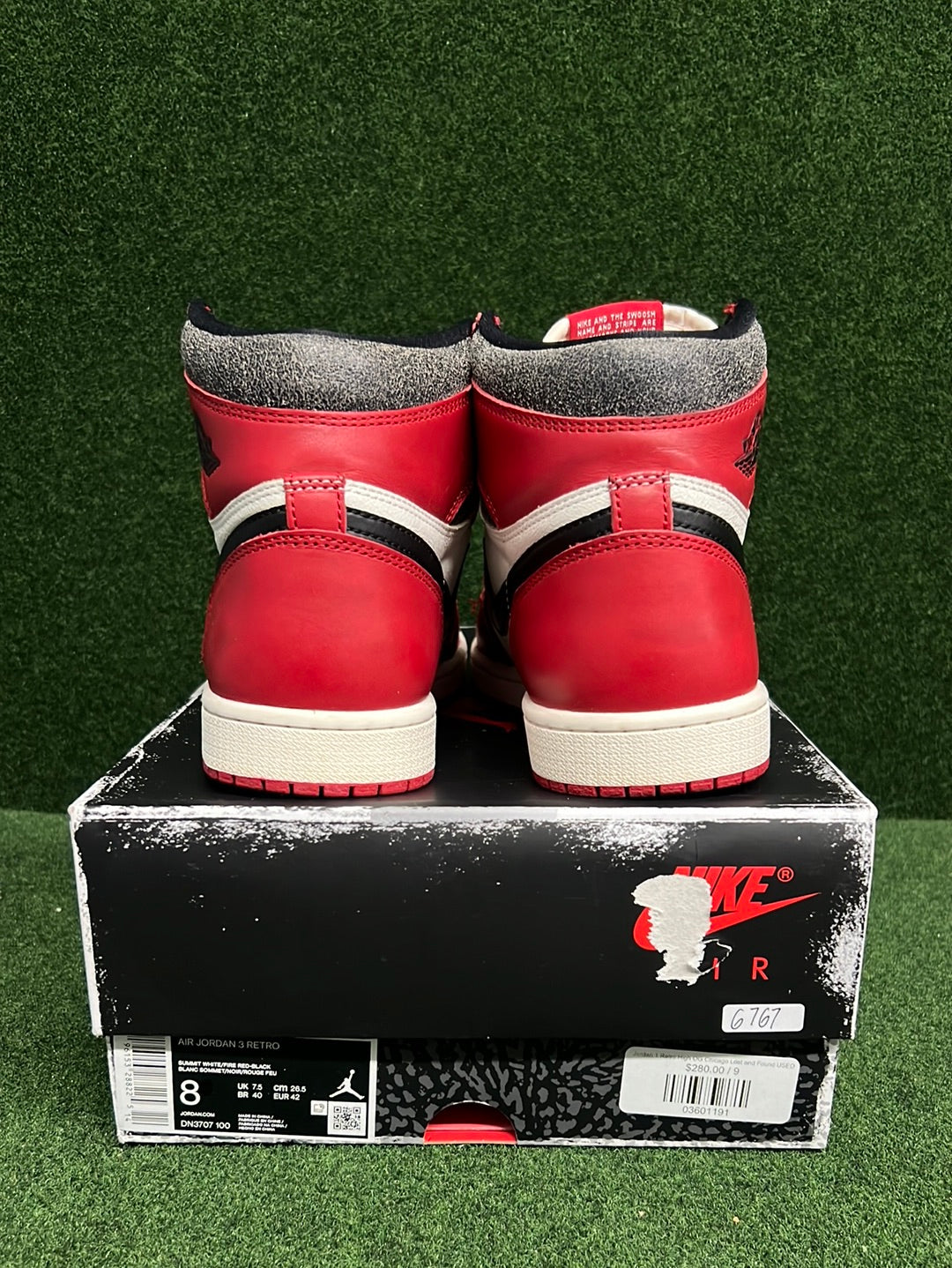 Jordan 1 Retro High OG Chicago Lost and Found USED