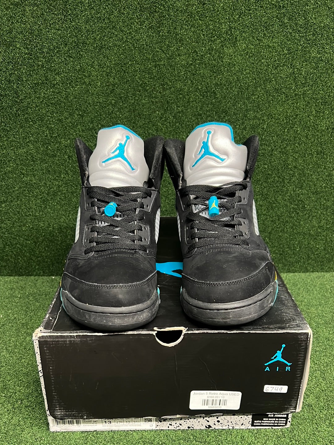 Jordan 5 Retro Aqua USED