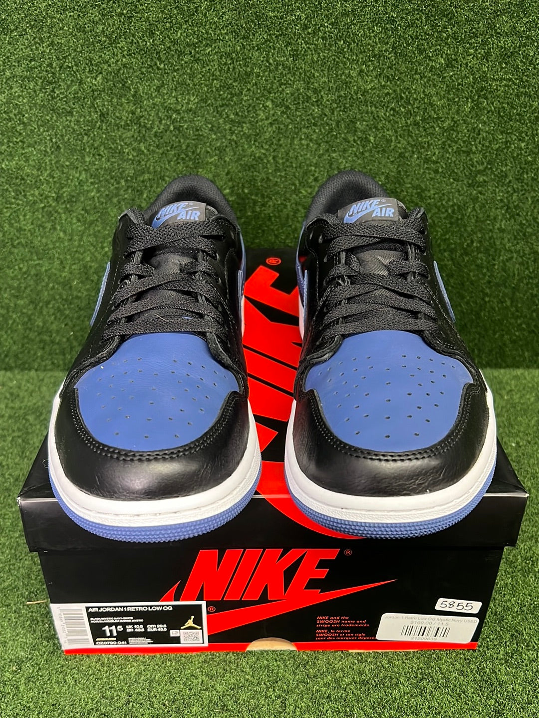 Jordan 1 Retro Low OG Mystic Navy USED