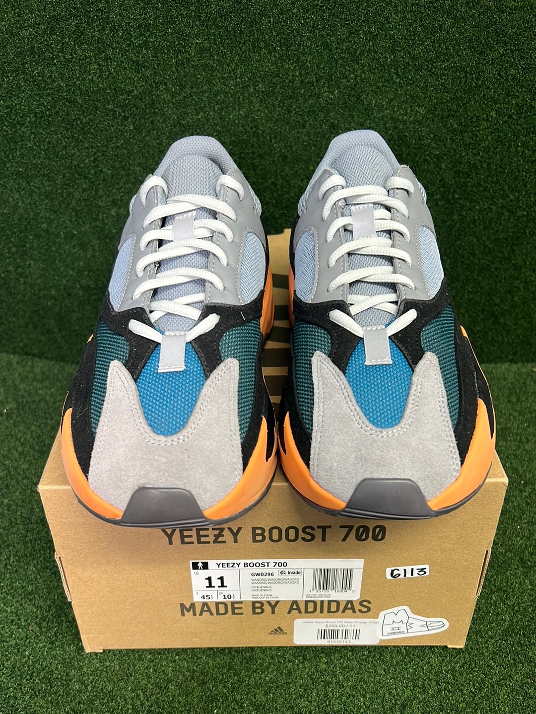 adidas Yeezy Boost 700 Wash Orange USED