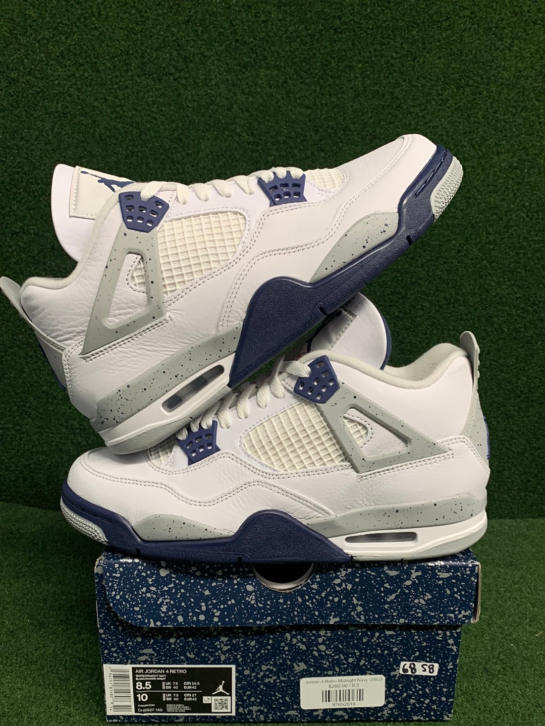 Jordan 4 Retro Midnight Navy USED