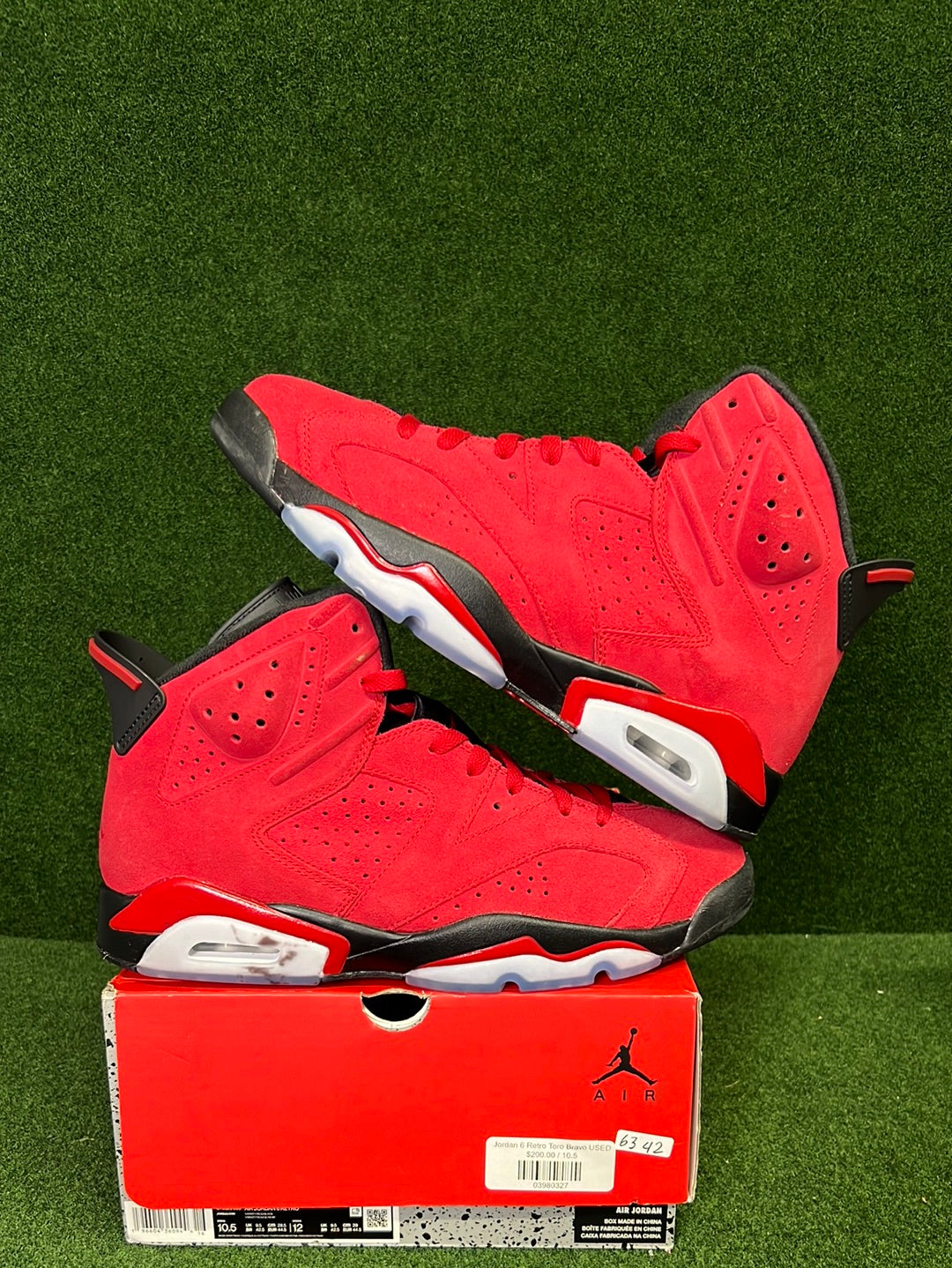 Jordan 6 Retro Toro Bravo USED