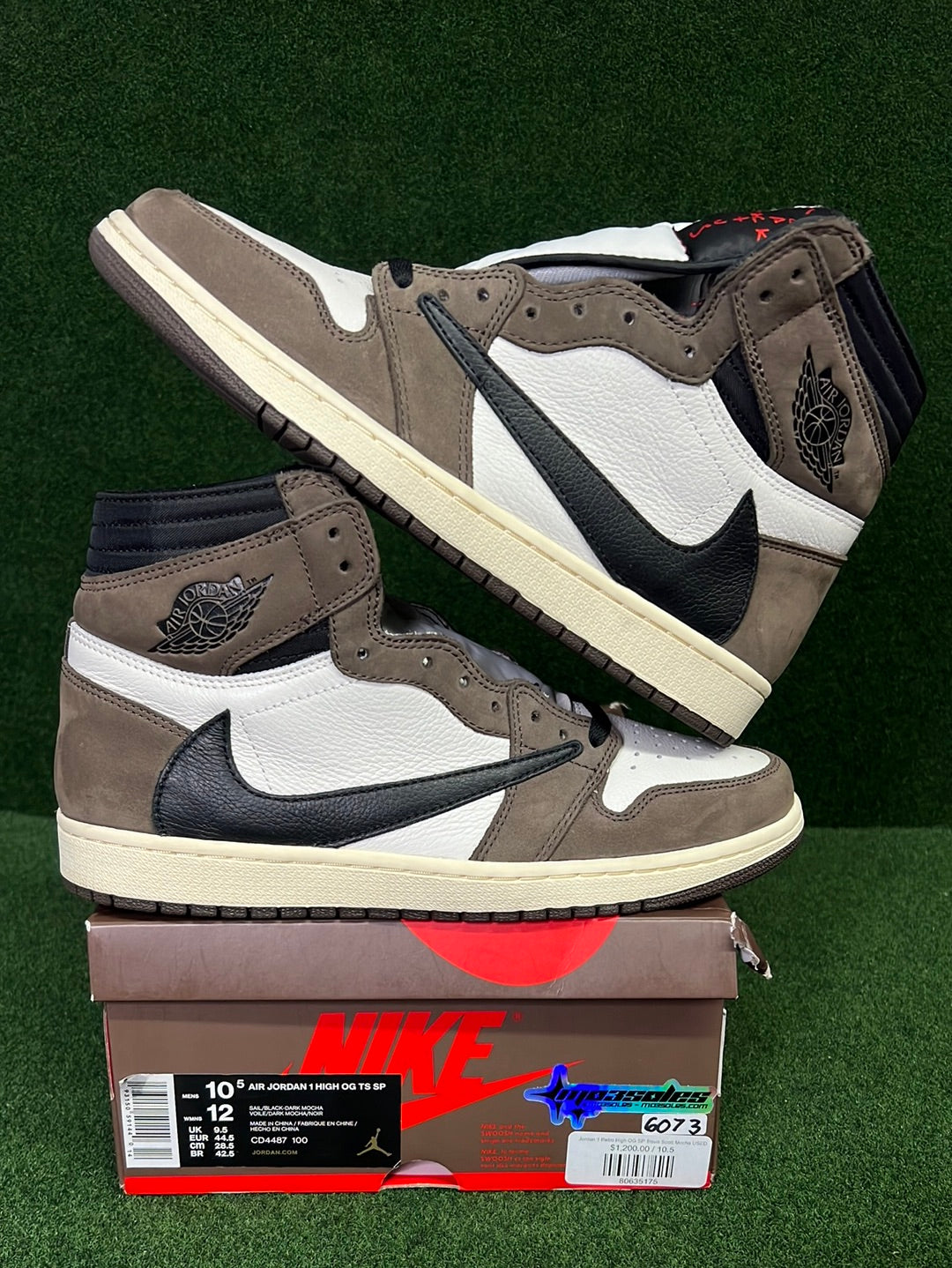 Jordan 1 Retro High OG SP Travis Scott Mocha USED