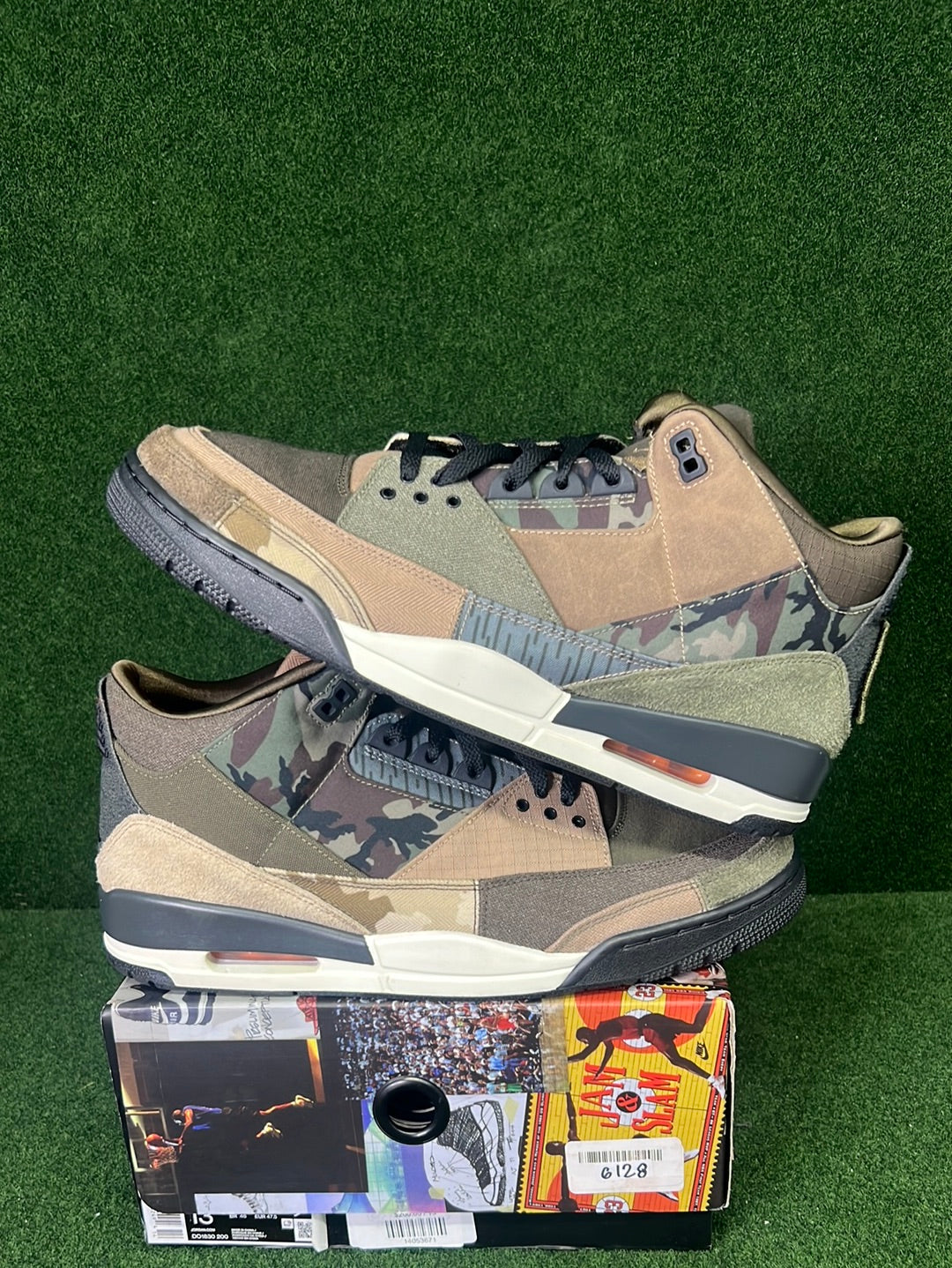 Jordan 3 Retro Patchwork Camo USED