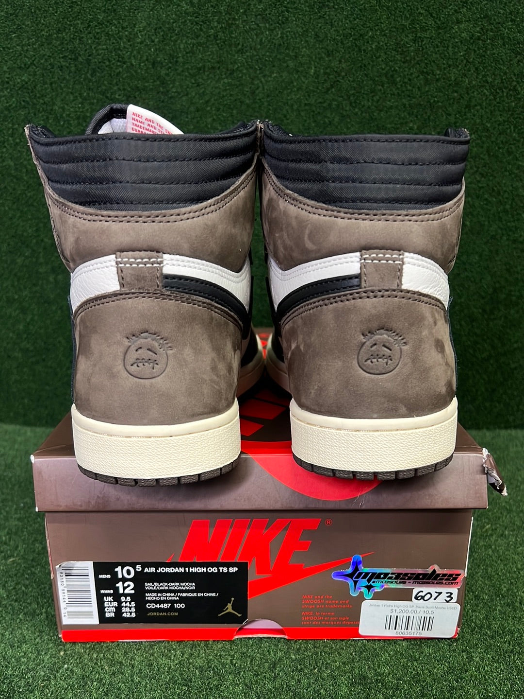 Jordan 1 Retro High OG SP Travis Scott Mocha USED