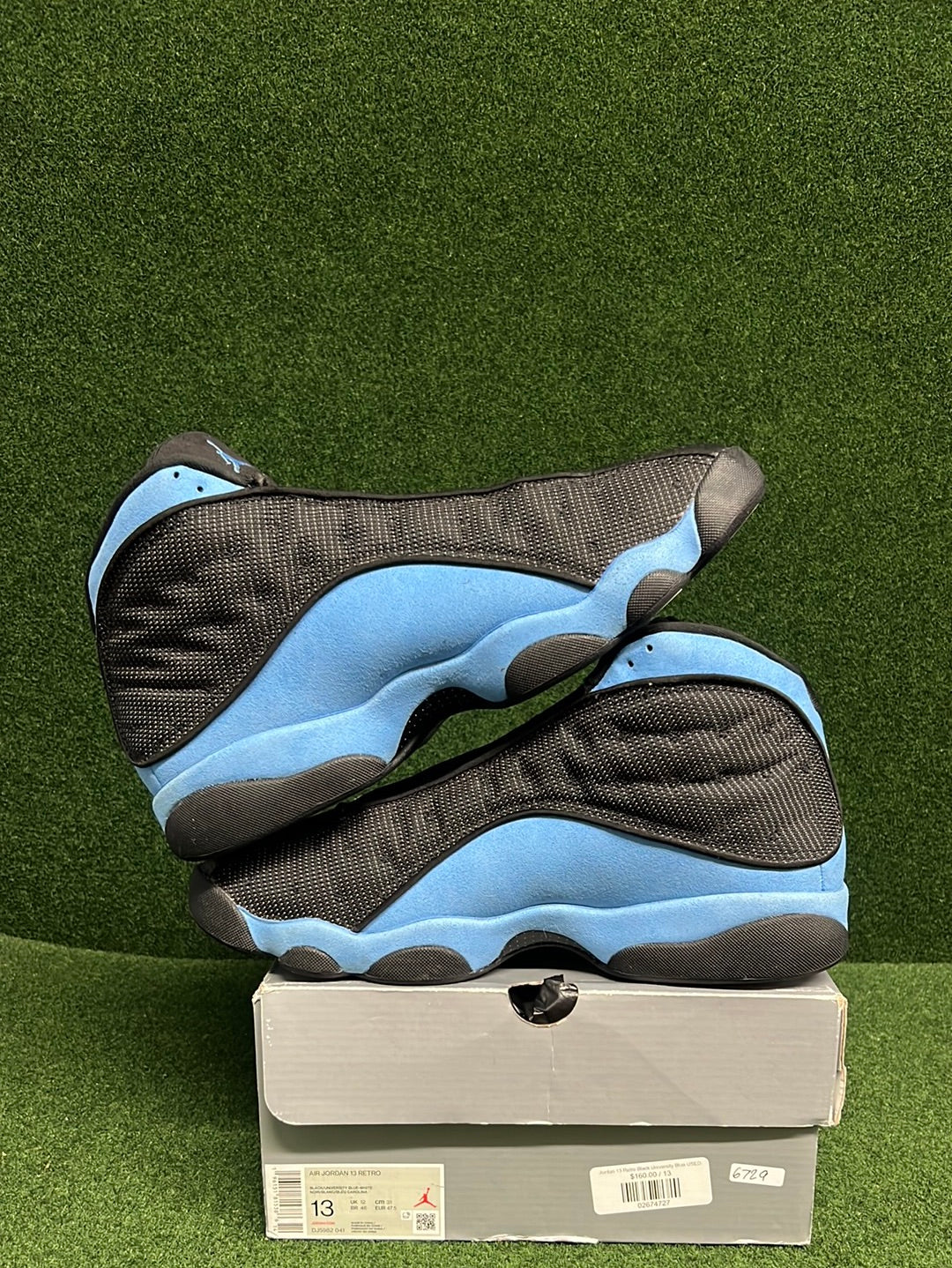 Jordan 13 Retro Black University Blue USED