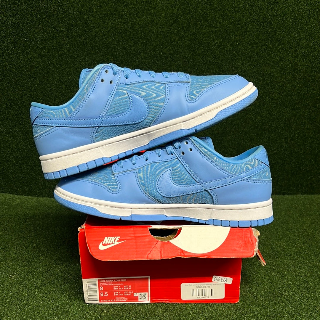 Nike Dunk Low Topography University Blue USED