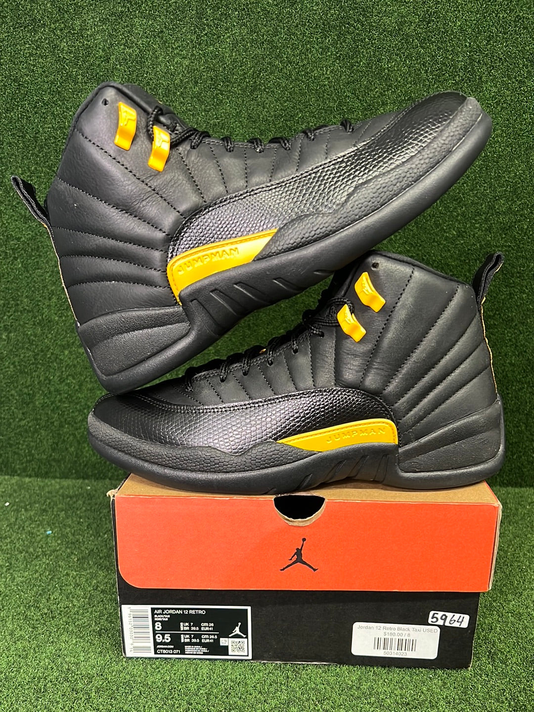 Jordan 12 Retro Black Taxi USED