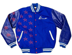 KCreate Blue Varsity Jacket