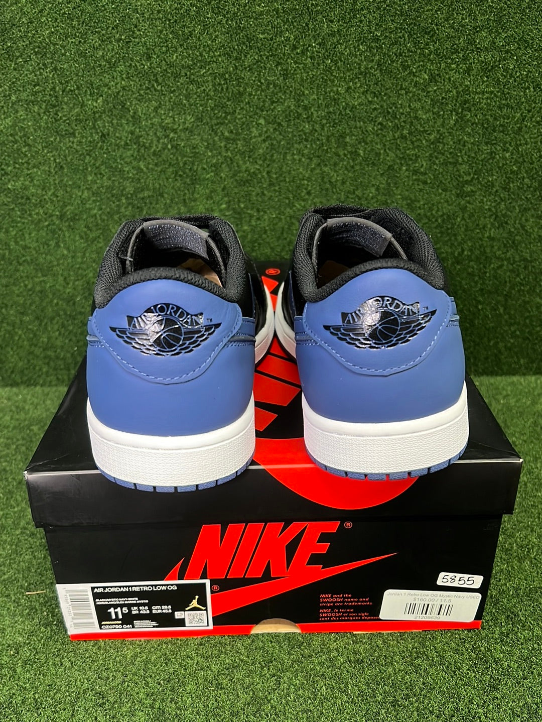 Jordan 1 Retro Low OG Mystic Navy USED