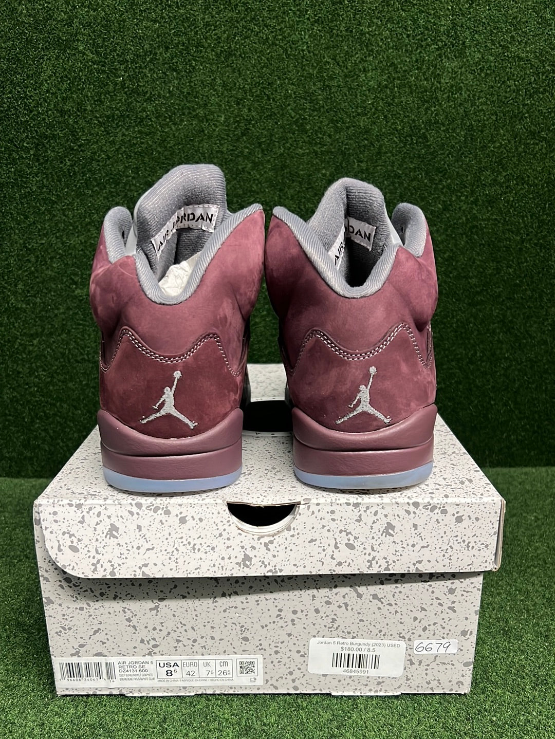 Jordan 5 Retro Burgundy (2023) USED