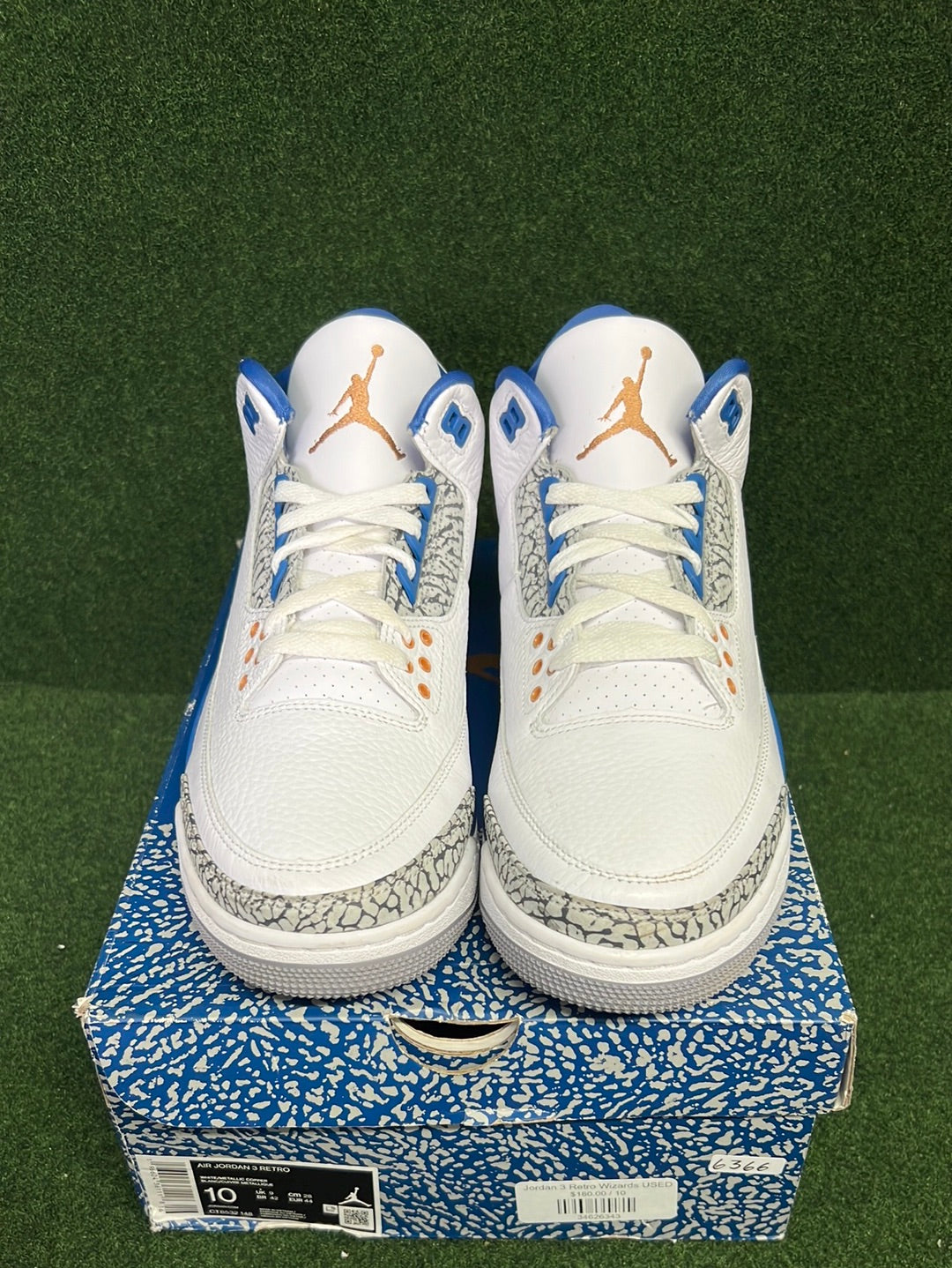 Jordan 3 Retro Wizards USED