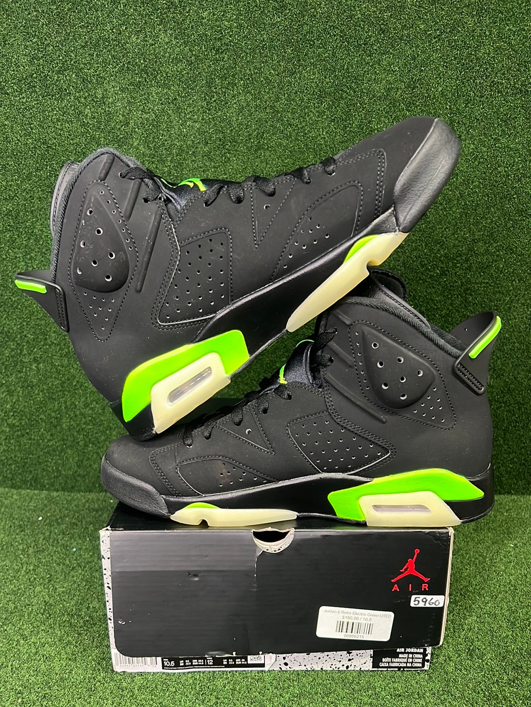 Jordan 6 Retro Electric Green USED