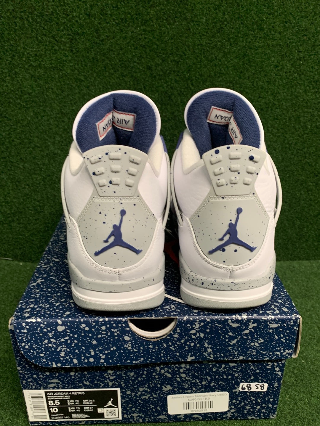 Jordan 4 Retro Midnight Navy USED