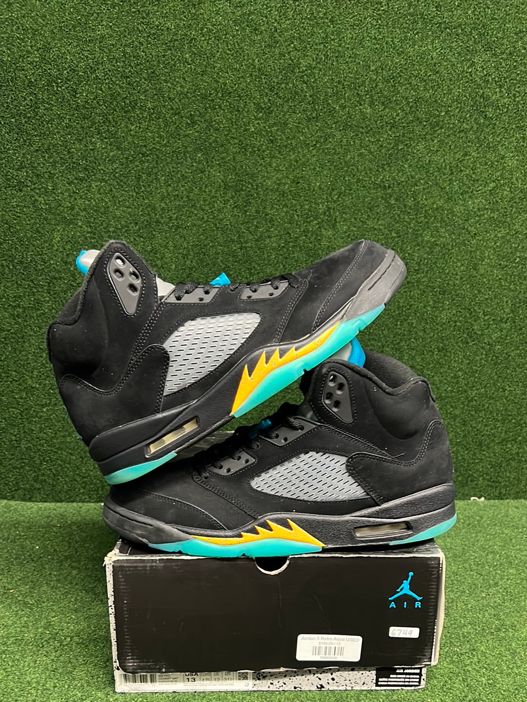 Jordan 5 Retro Aqua USED