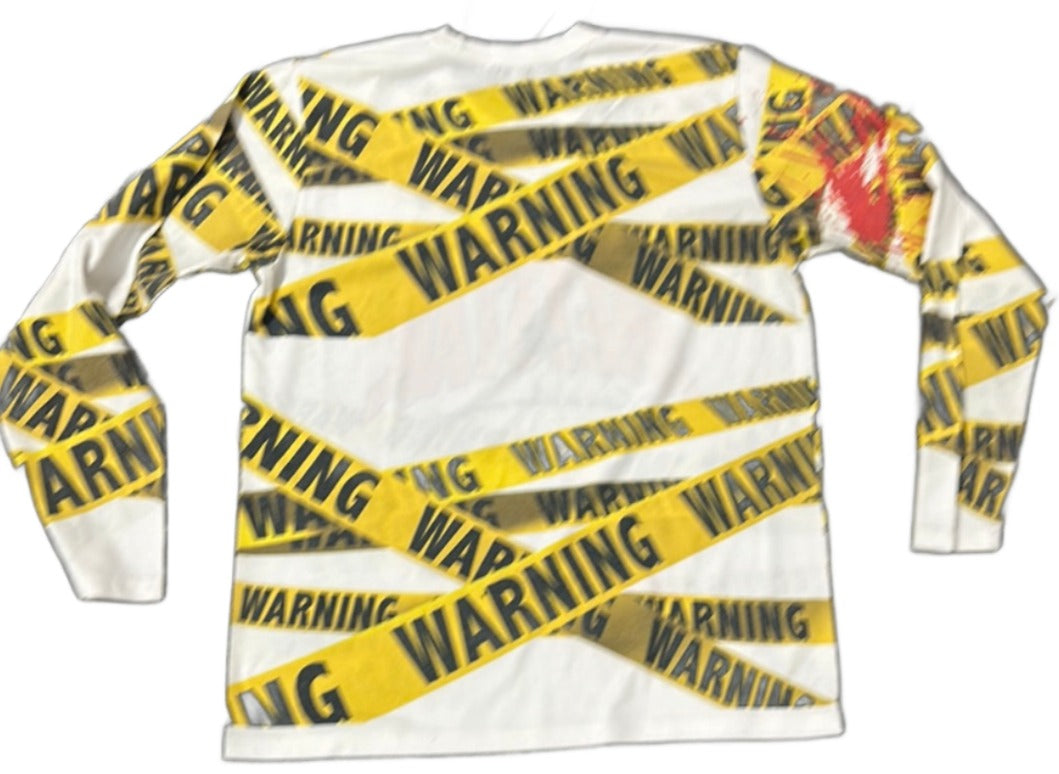 Metstar Caution Tape Long sleeve tee