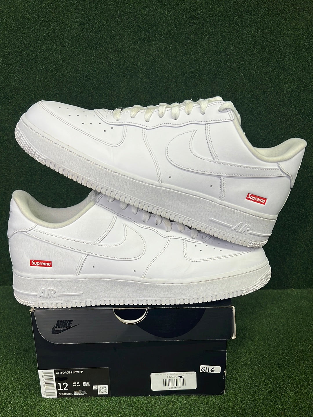 Nike Air Force 1 Low Supreme White USED