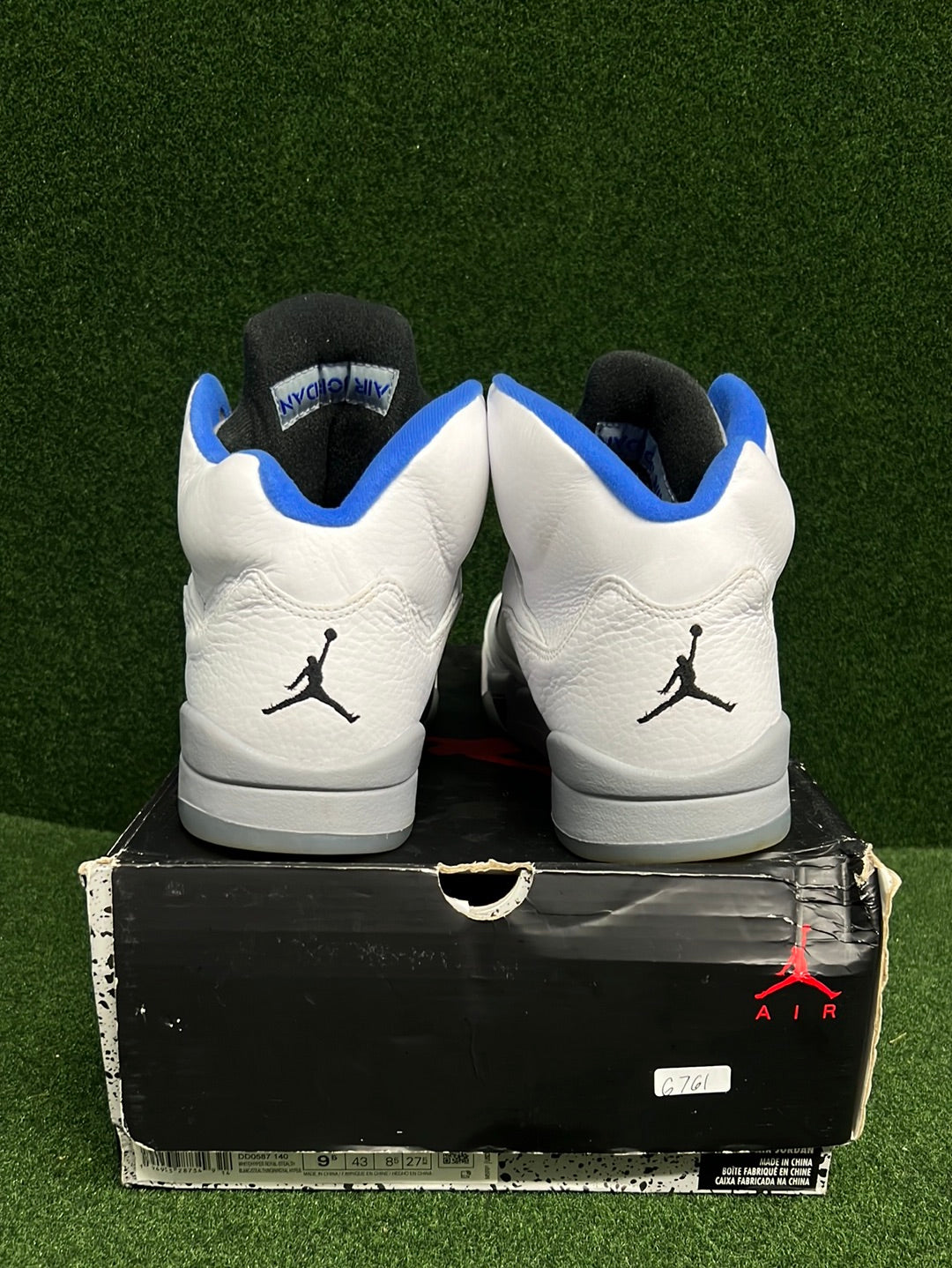 Jordan 5 Retro White Stealth (2021) USED