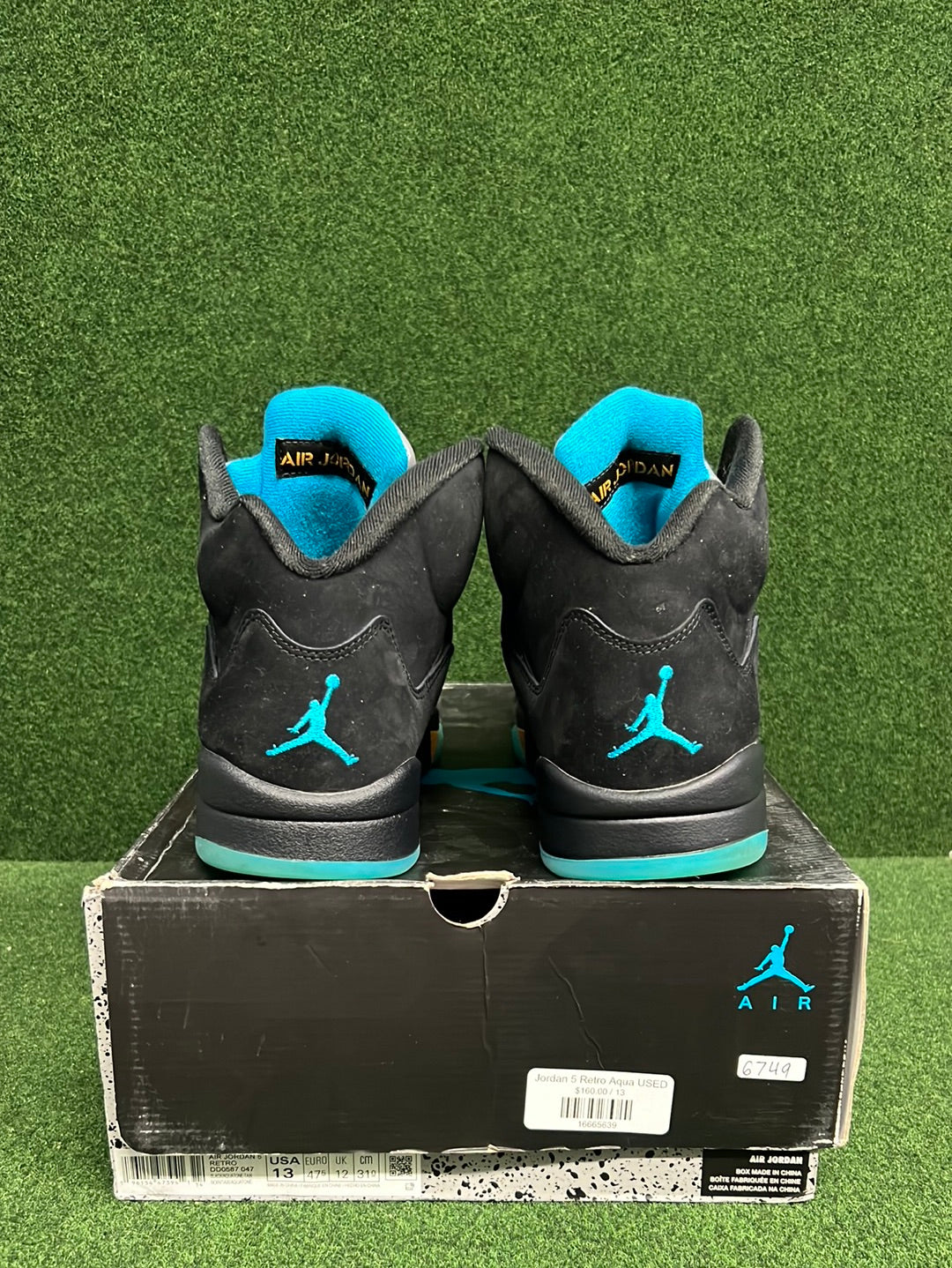 Jordan 5 Retro Aqua USED