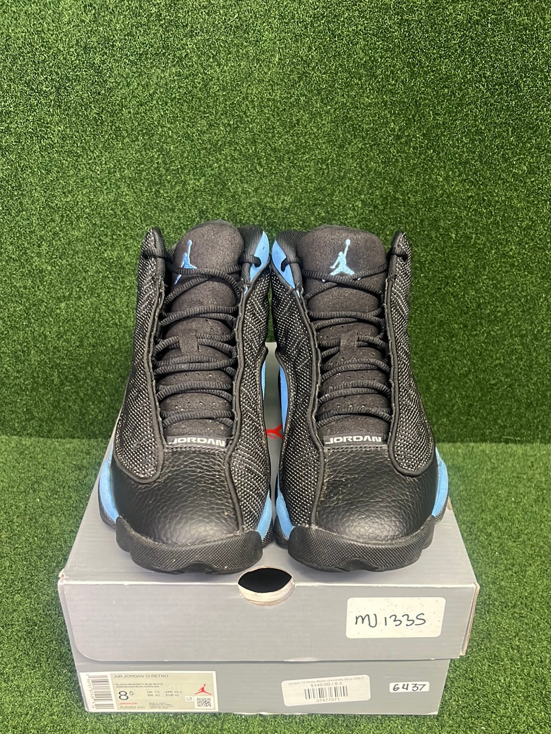 Jordan 13 Retro Black University Blue USED