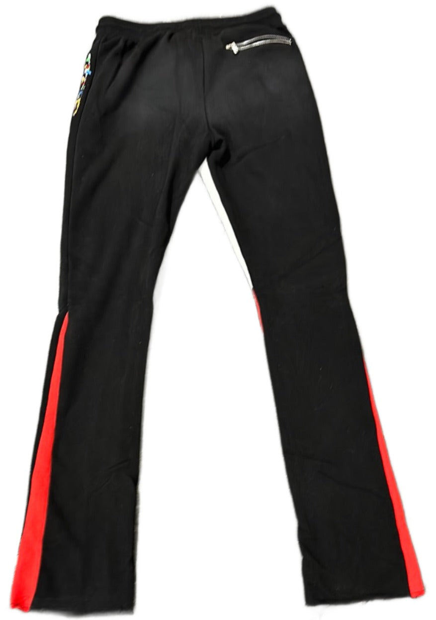 Rockstar Original Art Dist Black Flared Sweatpants