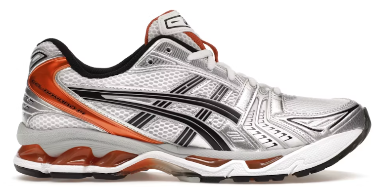 ASICS Gel-Kayano 14 White Piquant Orange