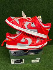 Nike Dunk Low Off-White University Red USED