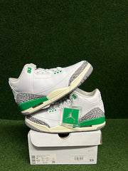 Jordan 3 Retro Lucky Green (Women's) USED