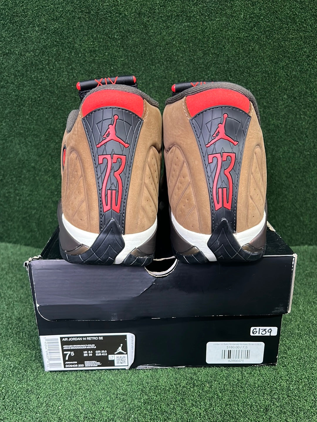 Jordan 14 Retro Winterized Archaeo Brown USED