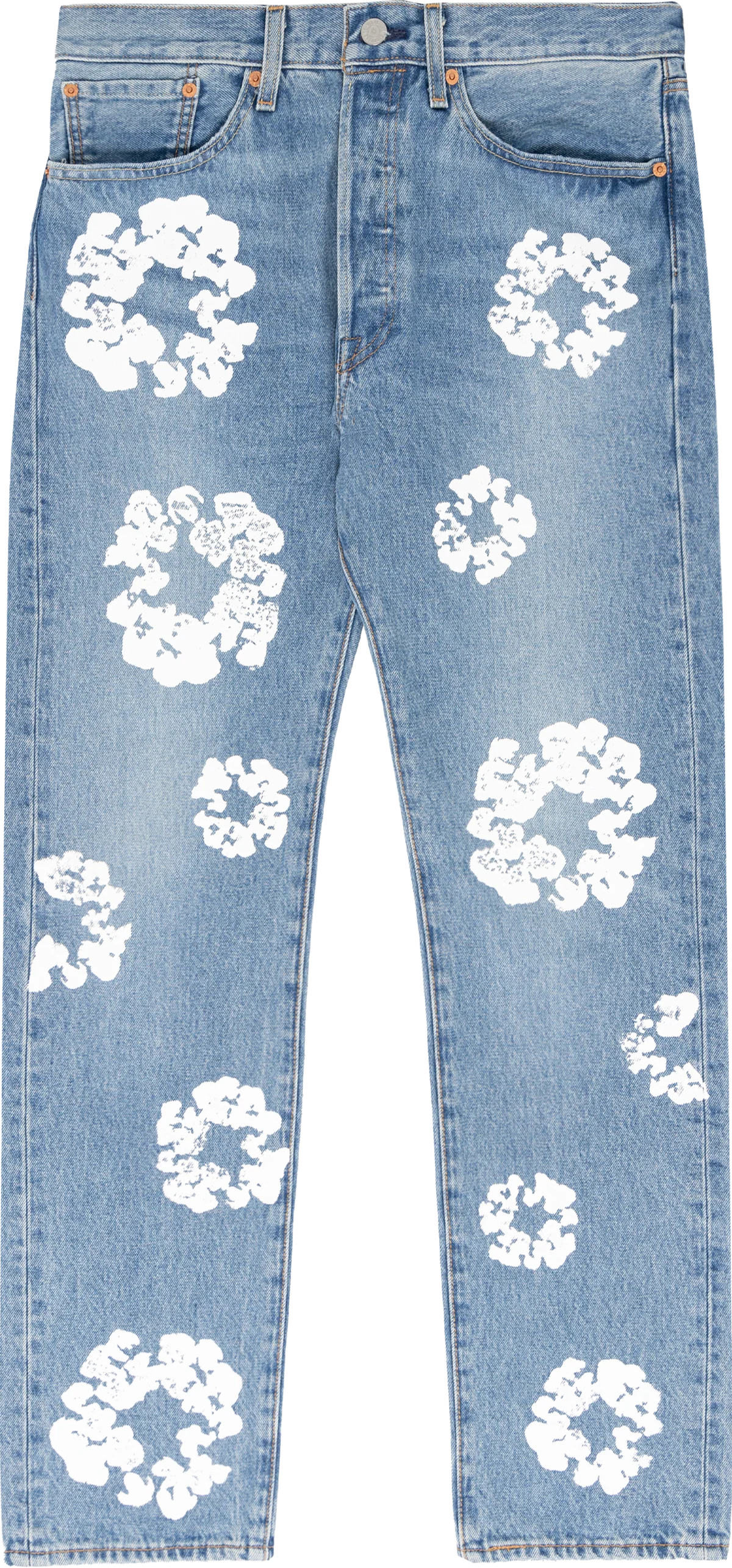 DENIM TEAR - THE COTTON WREATH JEAN LIGHT WASH