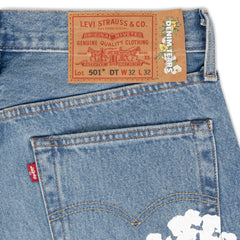 DENIM TEAR - THE COTTON WREATH JEAN LIGHT WASH