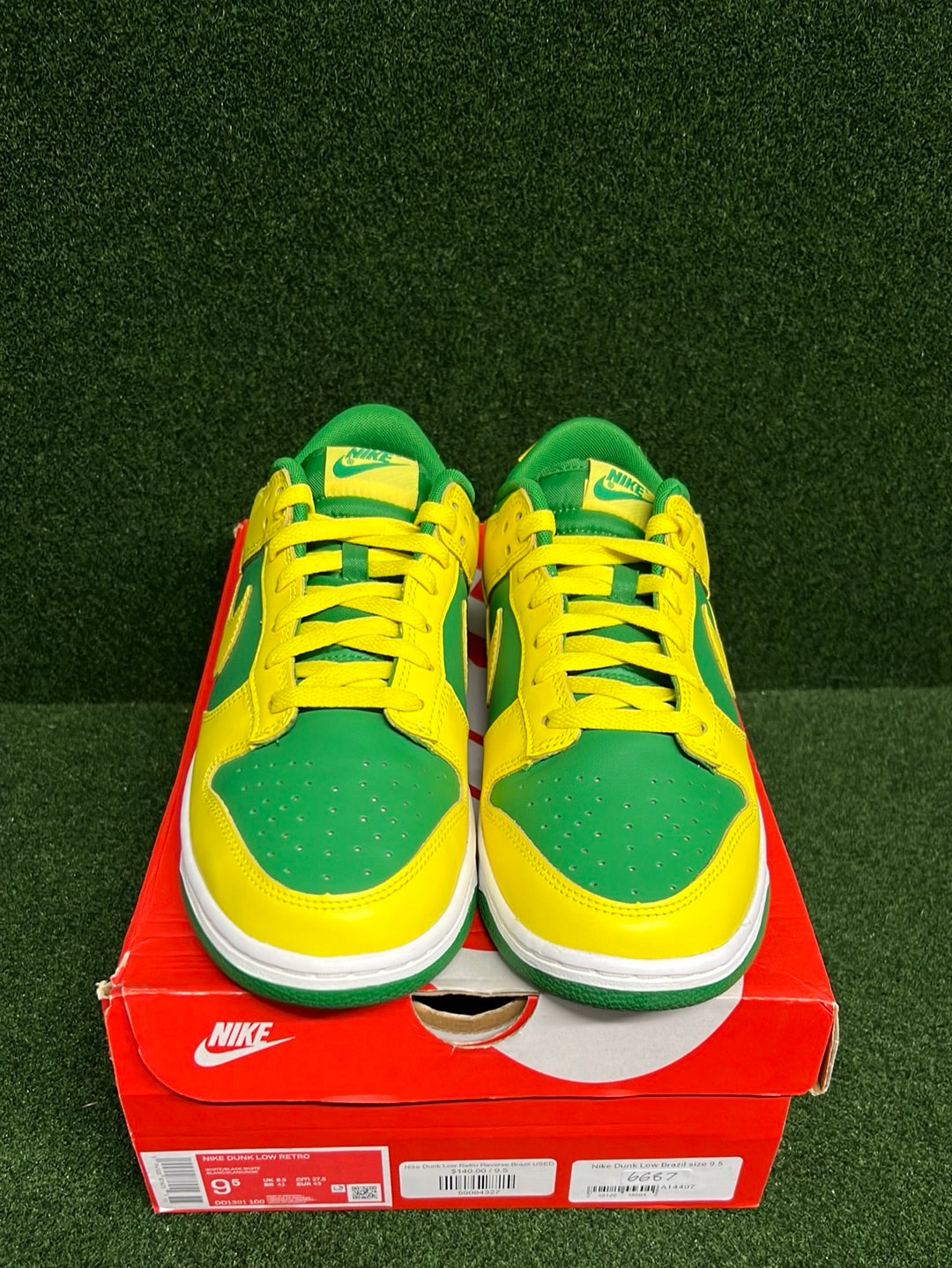 Nike Dunk Low Retro Reverse Brazil USED