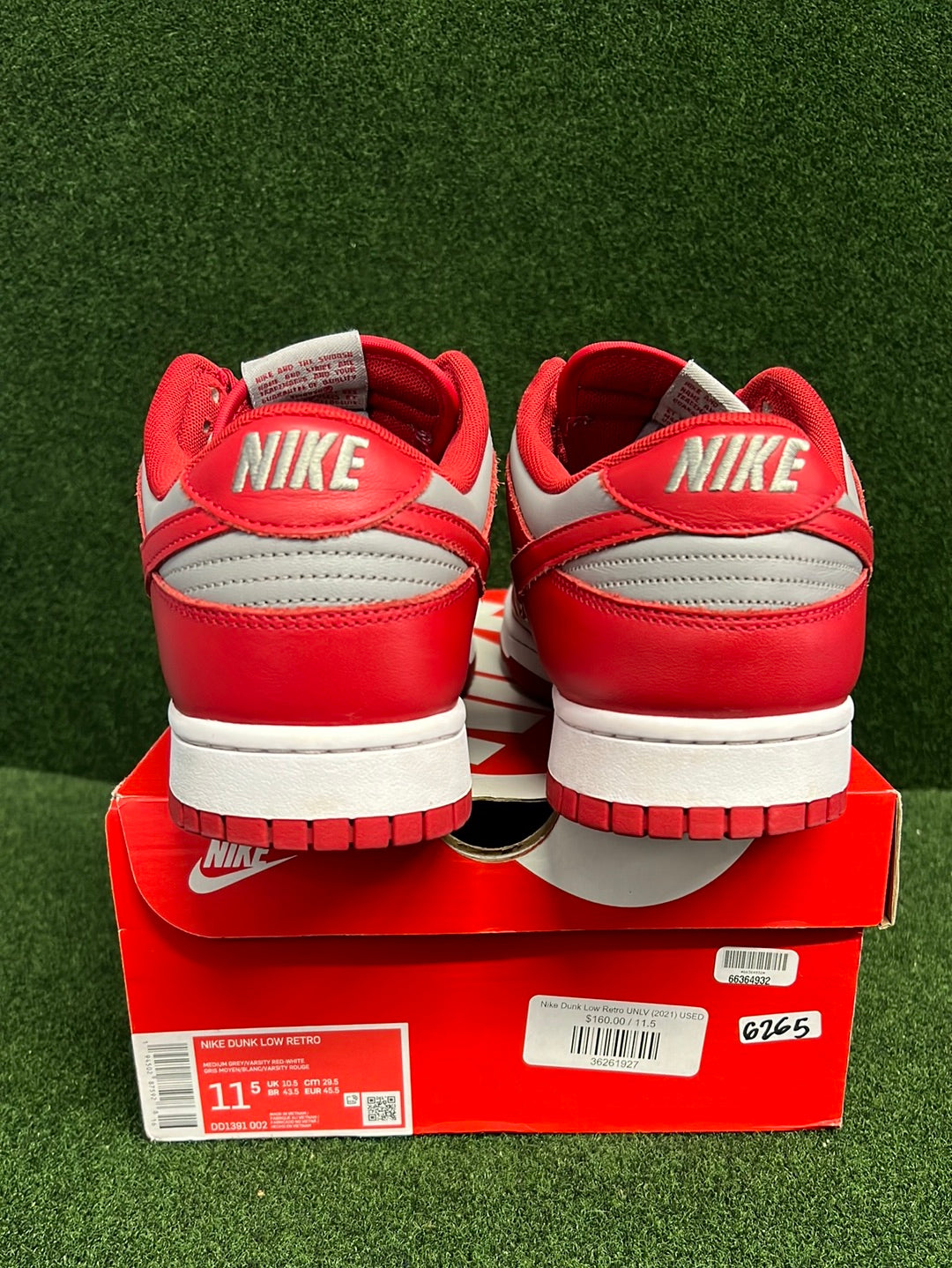 Nike Dunk Low Retro UNLV (2021) USED