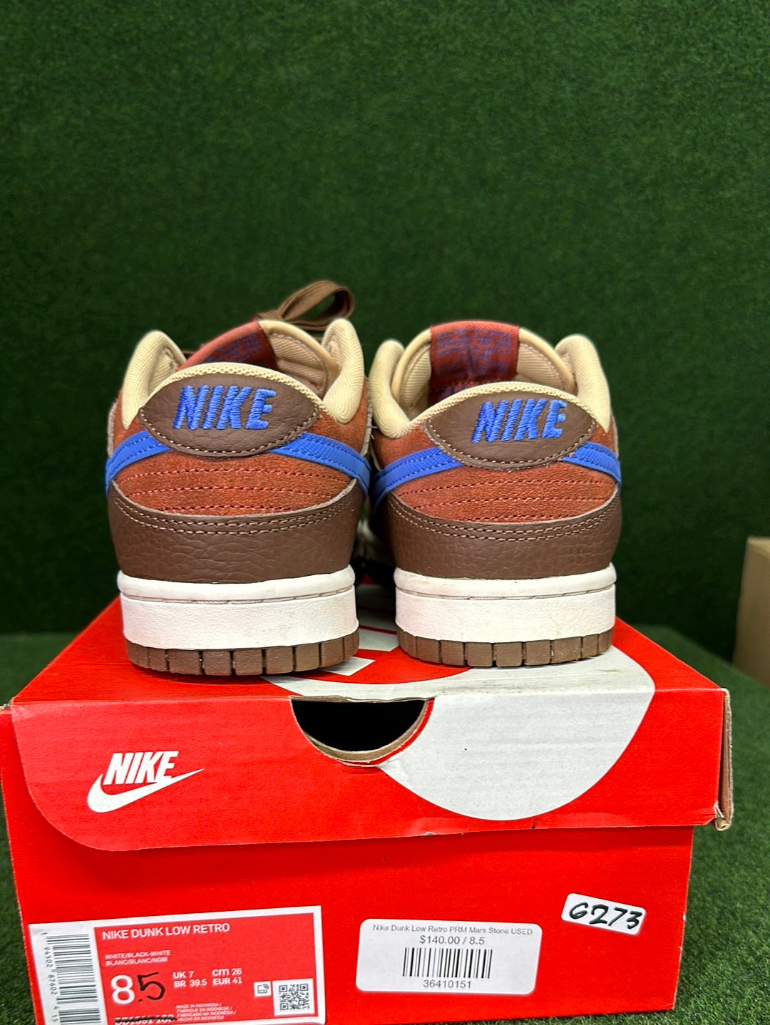 Nike Dunk Low Retro PRM Mars Stone USED