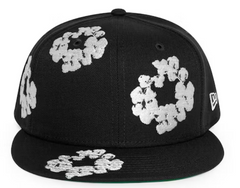 Denim Tears New Era Cotton Wreath 59/50 Cap Black