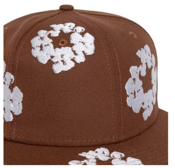 Denim Tears New Era Cotton Wreath 59/50 Cap Brown