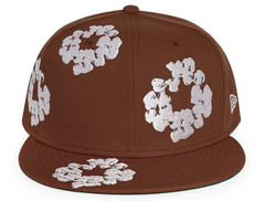 Denim Tears New Era Cotton Wreath 59/50 Cap Brown