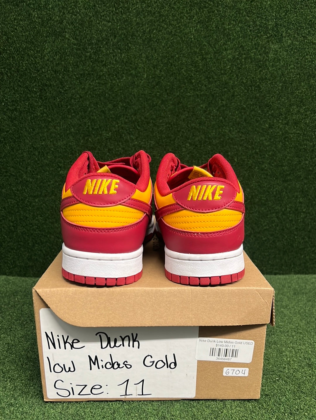 Nike Dunk Low Midas Gold USED