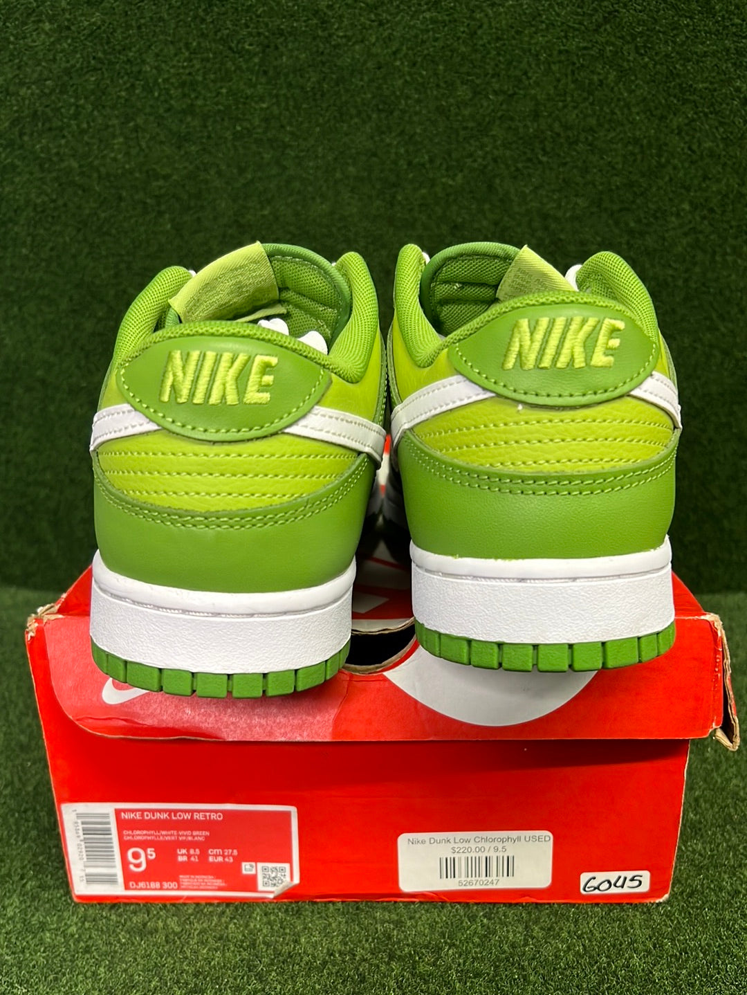 Nike Dunk Low Chlorophyll USED