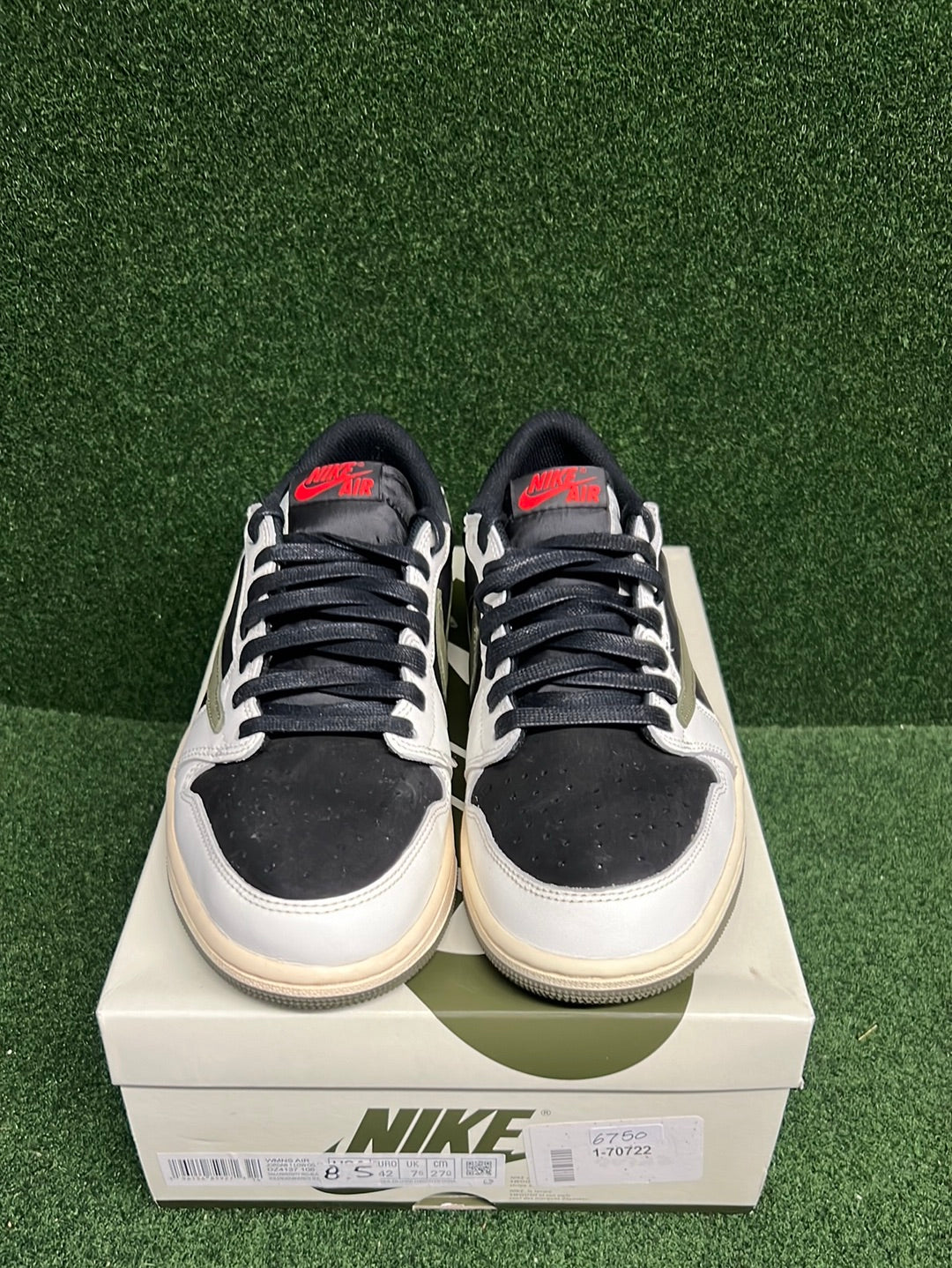 Jordan 1 Retro Low OG SP Travis Scott Olive (Women's) USED