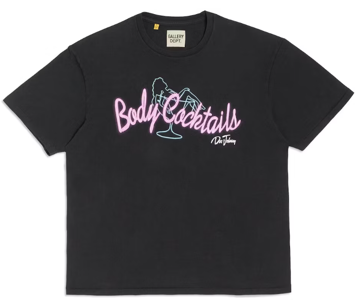 Gallery Dept. Body Cocktails T-Shirt Black