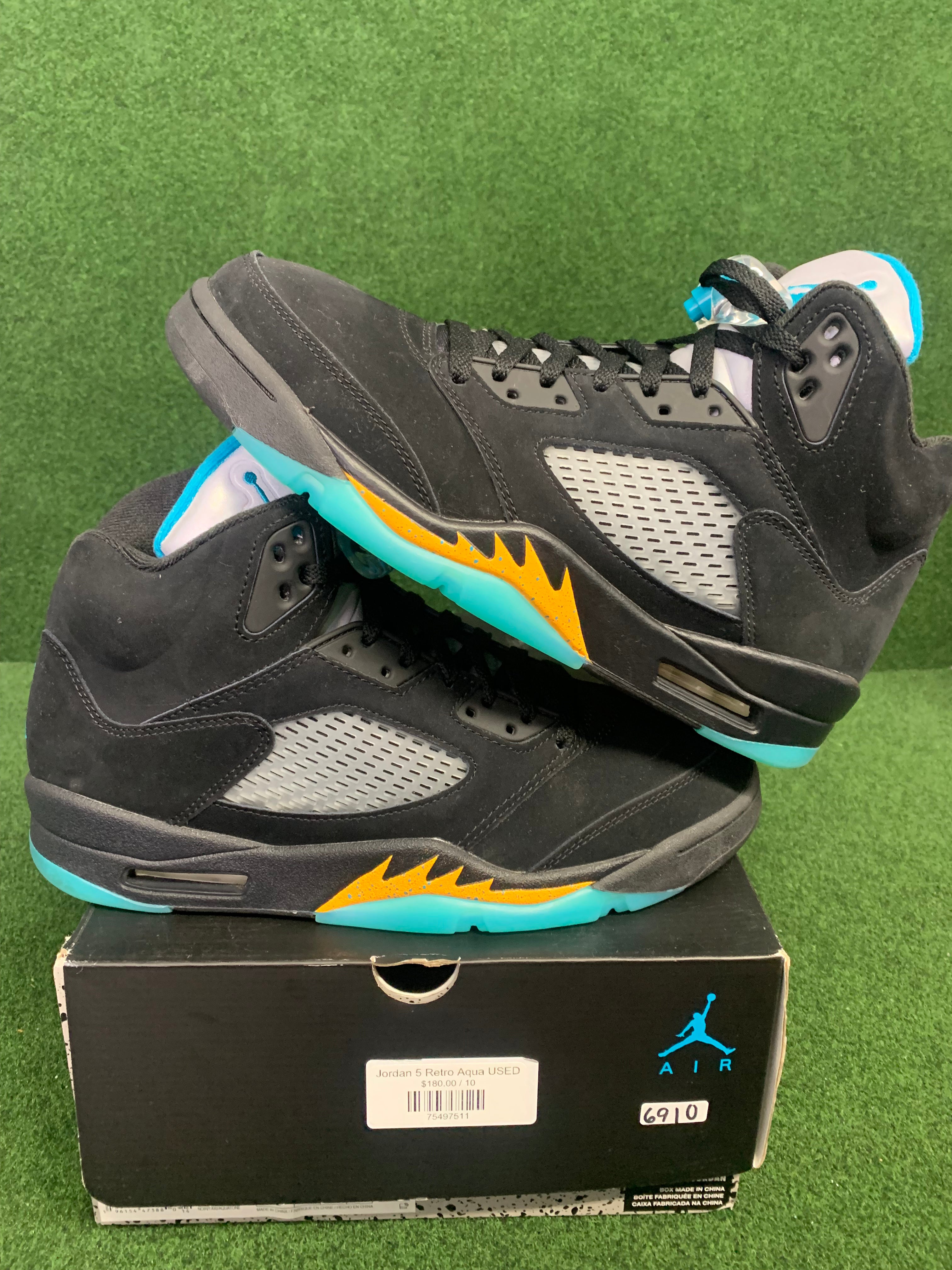 Jordan 5 Retro Aqua USED